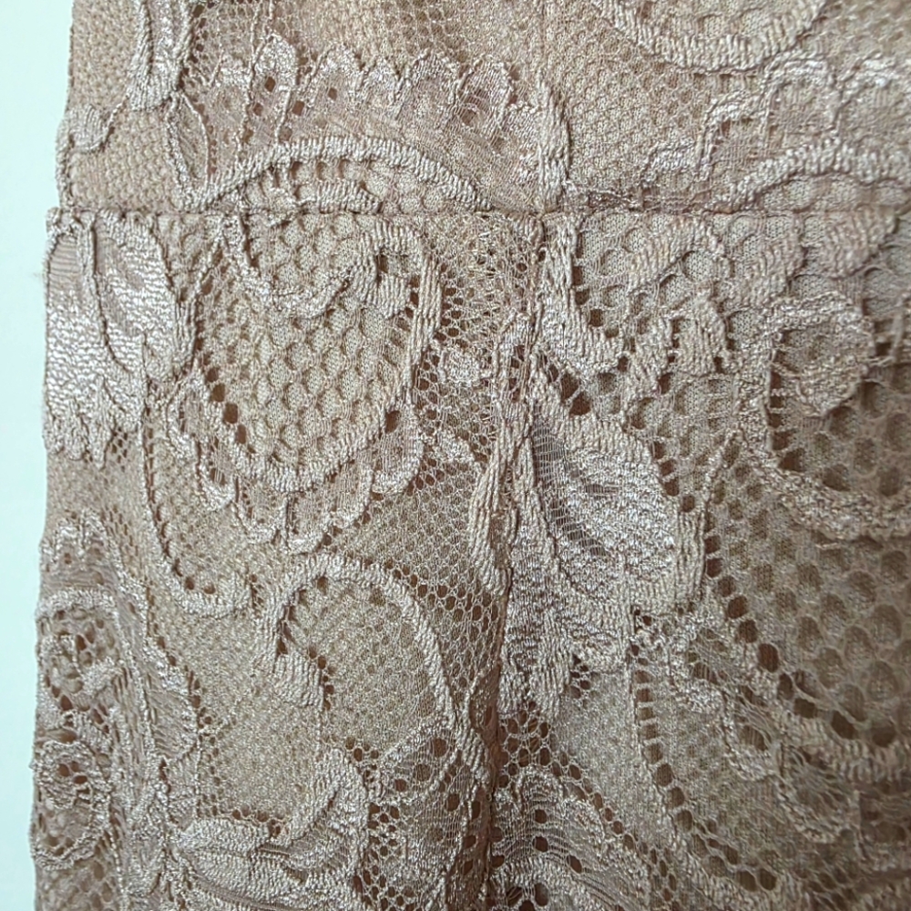 Show Me‎ Your Mumu Lace Dress in Dusty Pink Criss Cross Corset Lace Up Sz. Med - Picture 9 of 10